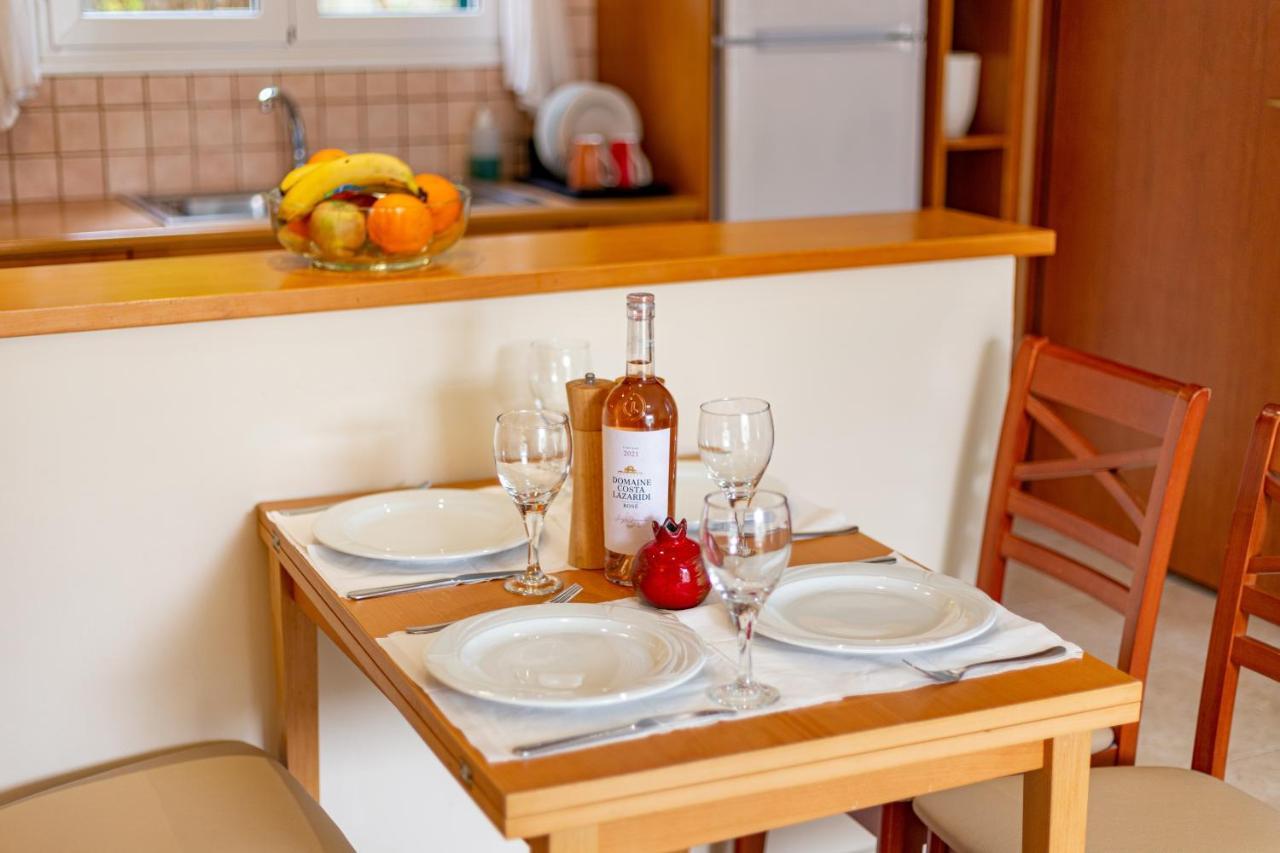 Dimeli Junior Apartment At The Beach Barbati Exteriér fotografie